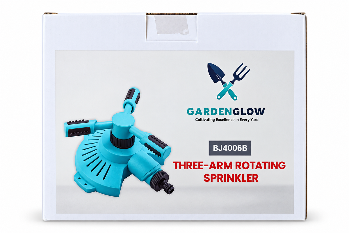 رشاش ري دوار ثلاثي الأذرع GardenGlow BJ4006B