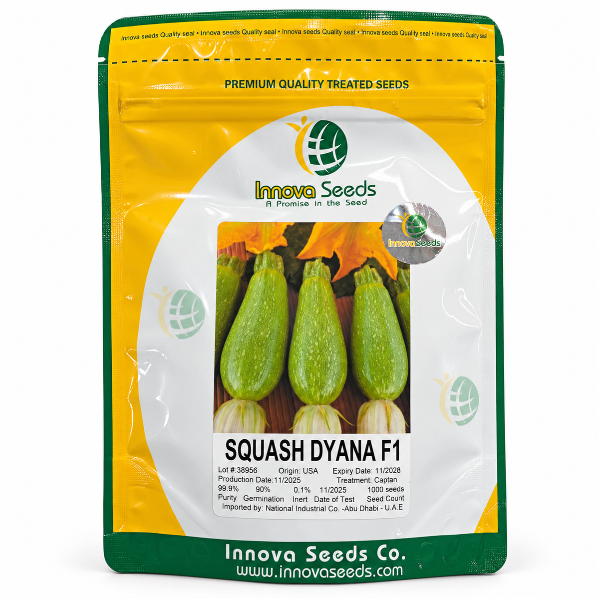 بذور كوسة ديانا F1 – 1000 بذرة | Dyana F1 Squash Seeds – 1000 Seeds