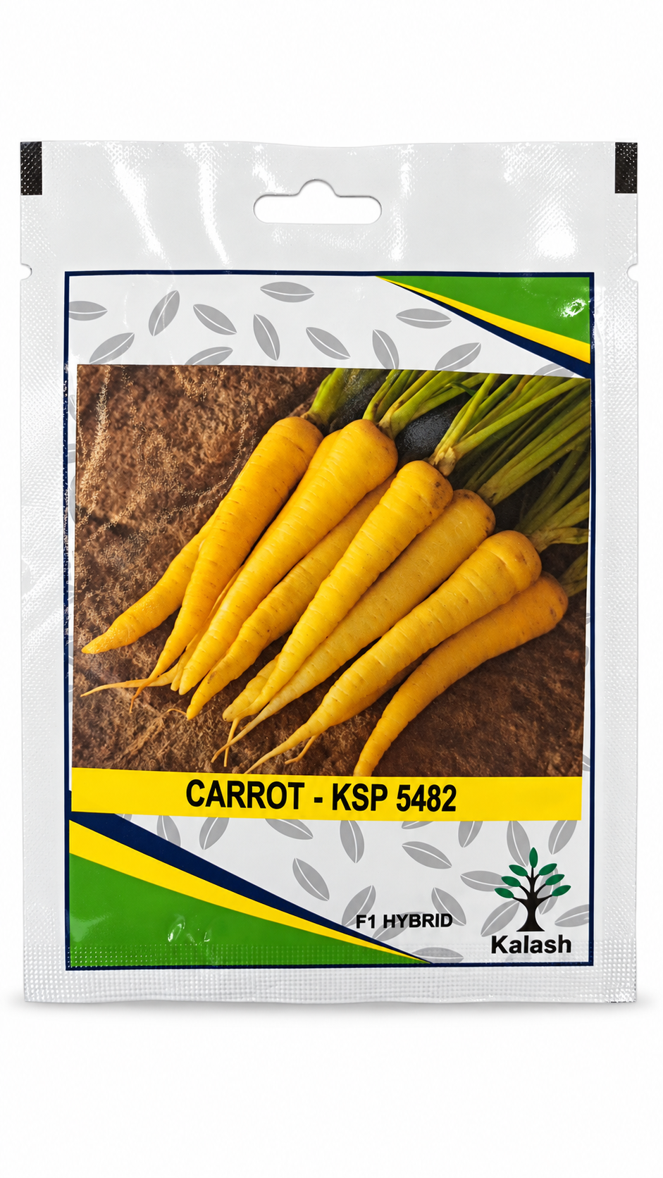 بذور جزر كالاش KSP 5482 | Kalash Carrot KSP 5482 Seeds on a white background