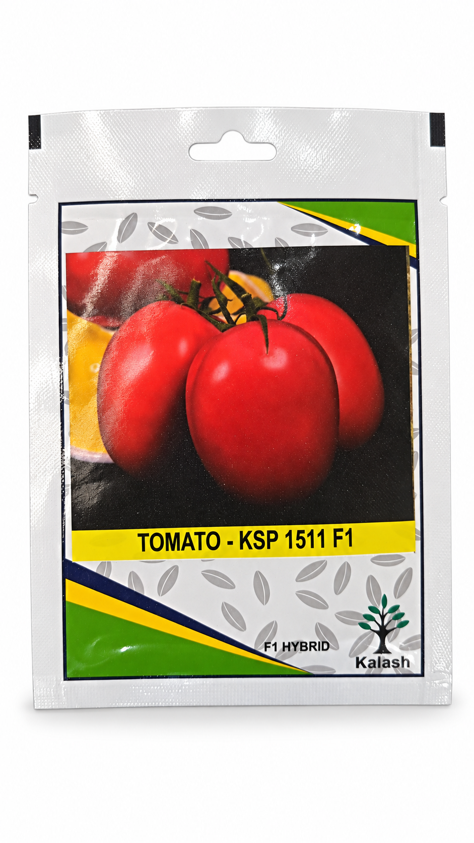 بذور طماطم كالاش KSP 1511 F1 | Kalash Tomato KSP 1511 F1 Seeds on a white background