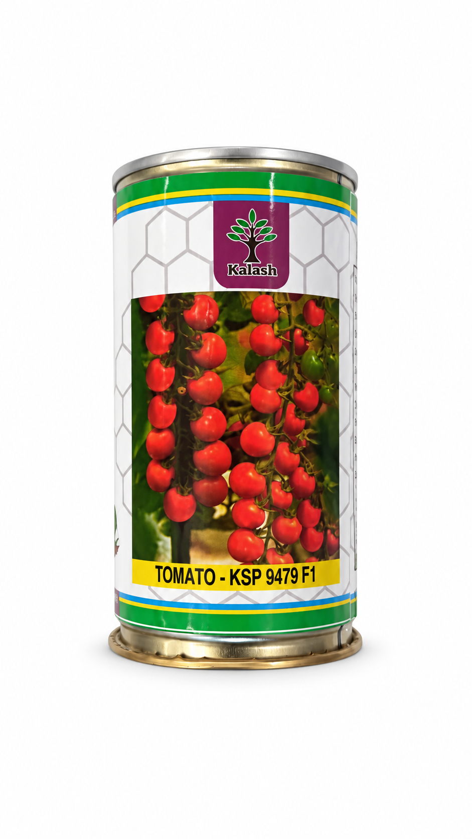بذور طماطم كالاش KSP 9479 F1 | Kalash Tomato KSP 9479 F1 Seeds on a white background
